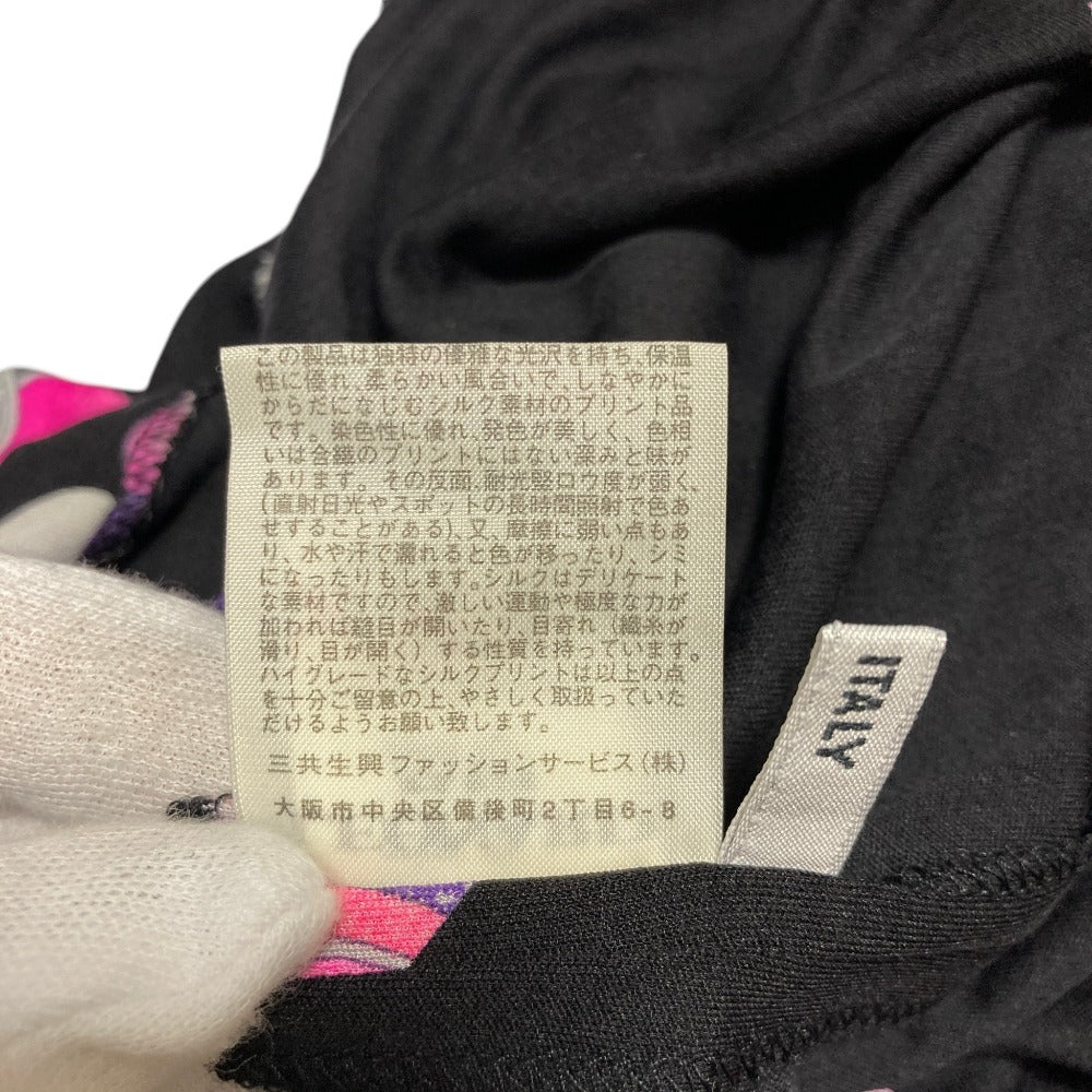 レオナールパリ シルクフラワープリントワンピース