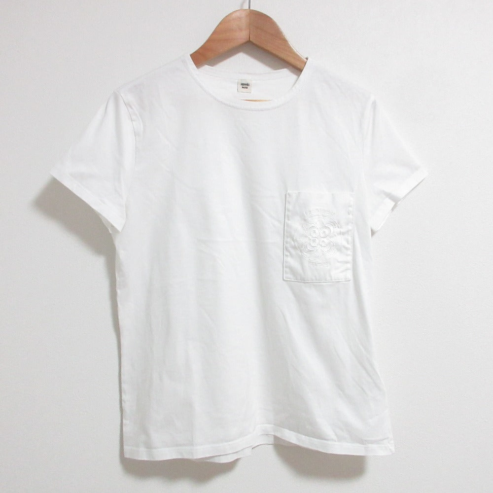 エルメス エンブロイダリー コットンTシャツ
