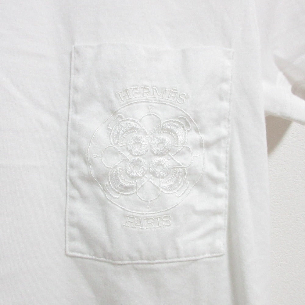 エルメス エンブロイダリー コットンTシャツ