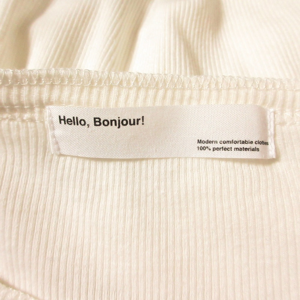 アパルトモンリブロングスリーブTシャツ