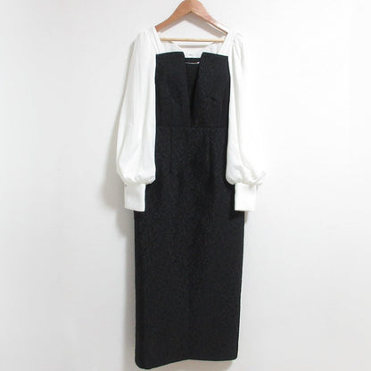 ハーリップトゥ Crillon Crystal Pearl Jaquardドレス