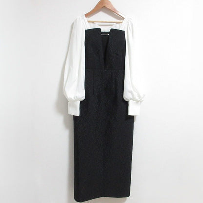 ハーリップトゥ Crillon Crystal Pearl Jaquardドレス