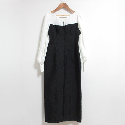 ハーリップトゥ Crillon Crystal Pearl Jaquardドレス