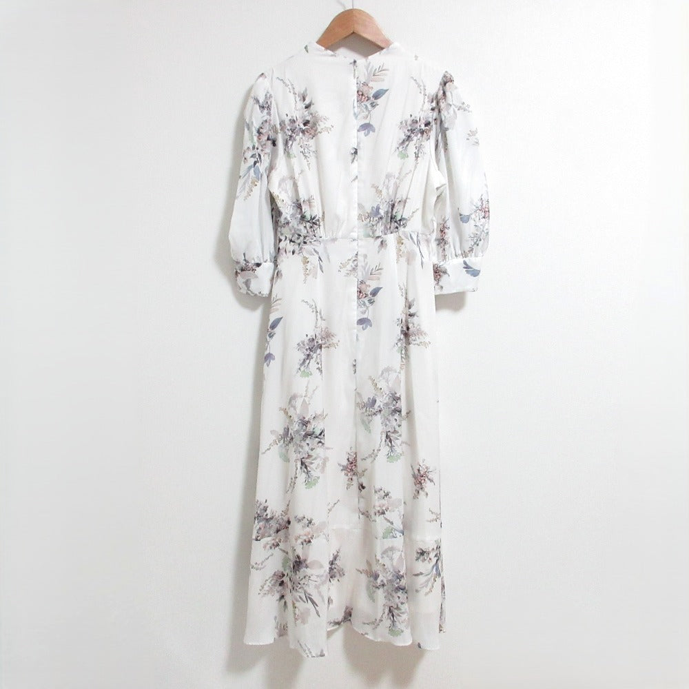 ハーリップトゥ French Bouquet Puff Sleeve ドレス