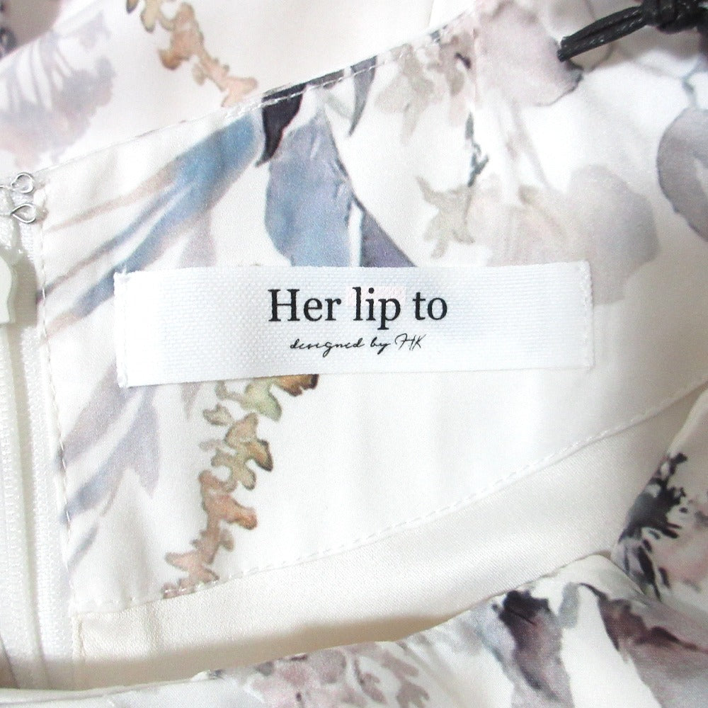 ハーリップトゥ French Bouquet Puff Sleeve ドレス