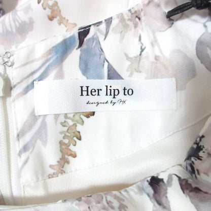 ハーリップトゥ French Bouquet Puff Sleeve ドレス