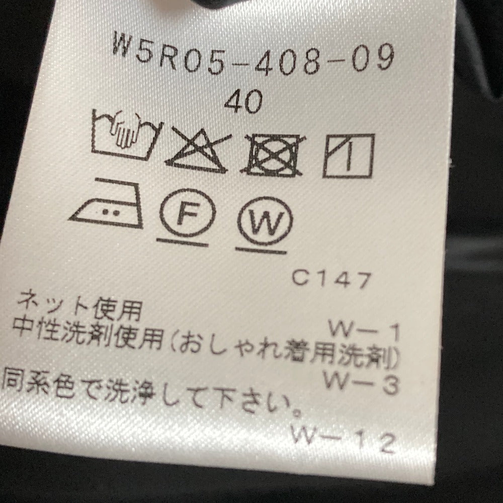 トゥービーシック ポリエステルツイルワイドパンツ