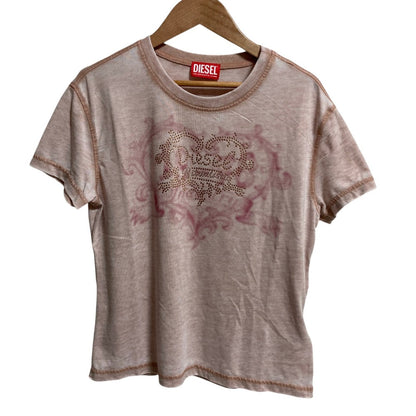 ディーゼル T-ILA-AA1 コットン 半袖Tシャツ