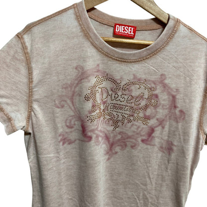 ディーゼル T-ILA-AA1 コットン 半袖Tシャツ