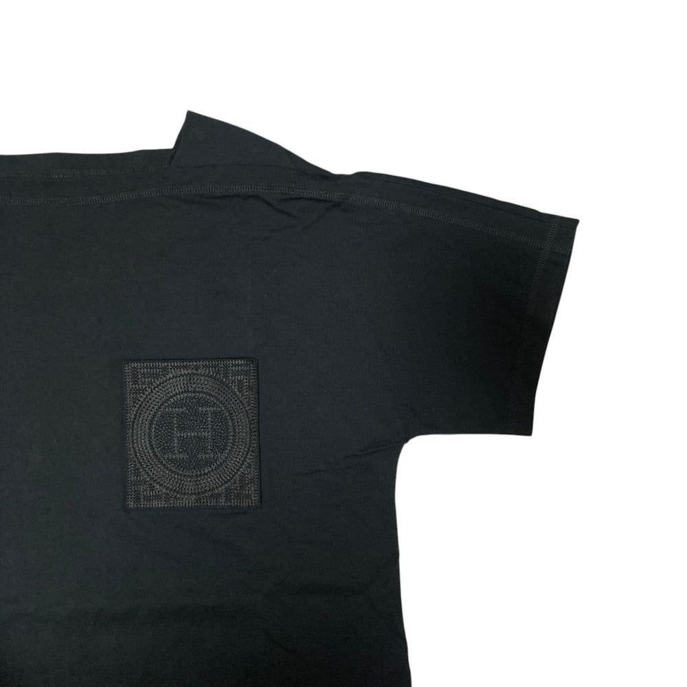 エルメス 刺繍ポケット モザイク コットンTシャツ