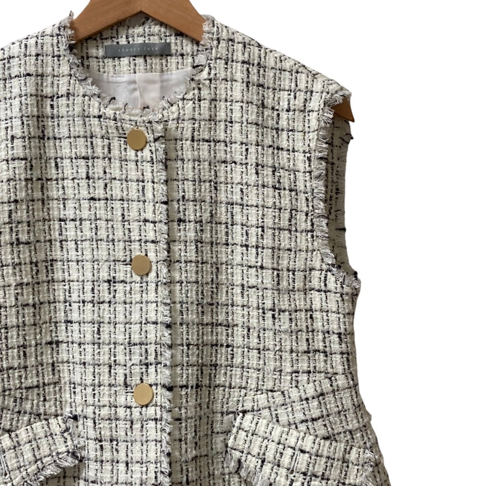 セオリーリュクス NOMA TWEED ノースリーブジャケット