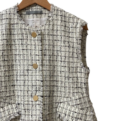セオリーリュクス NOMA TWEED ノースリーブジャケット