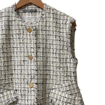 セオリーリュクス NOMA TWEED ノースリーブジャケット
