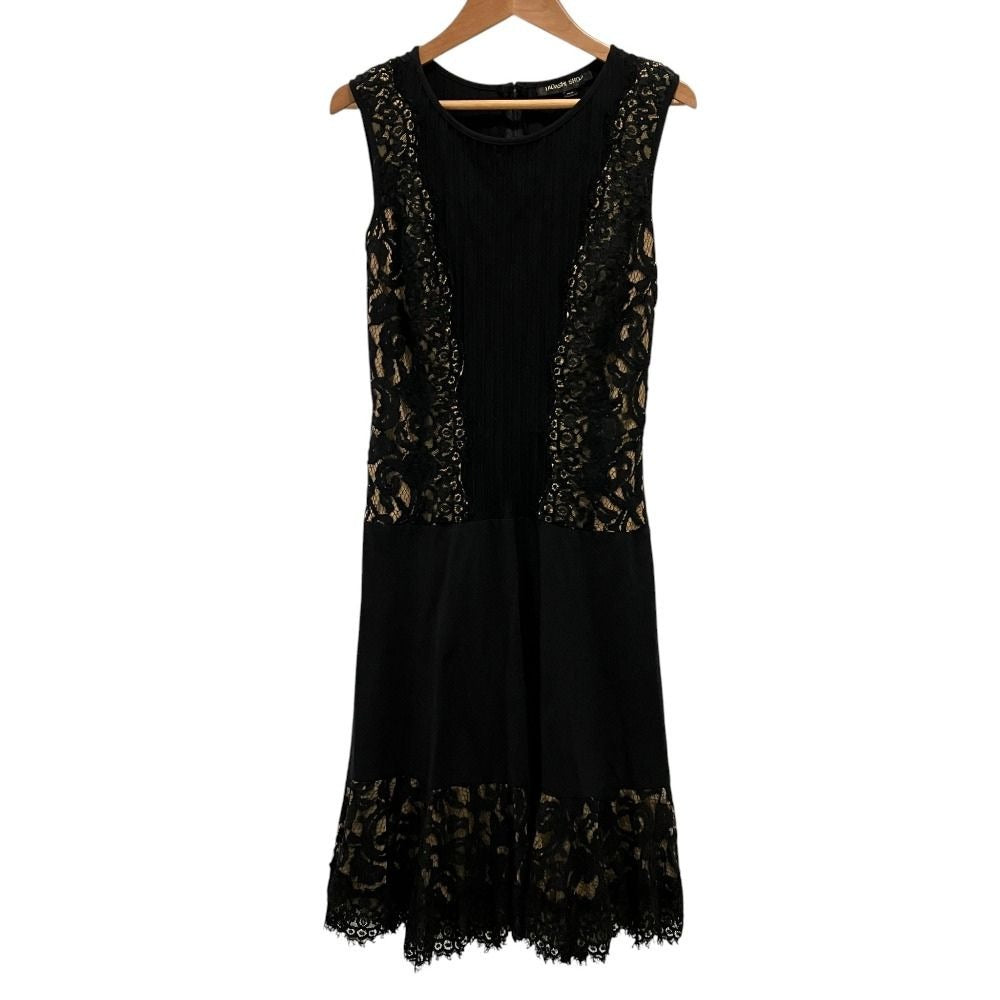 タダシショージ Pintuck Jersey Lace Panel ワンピース