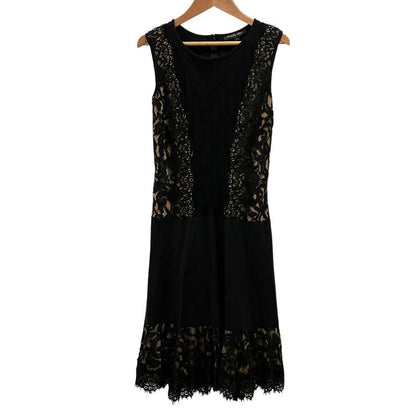 タダシショージ Pintuck Jersey Lace Panel ワンピース