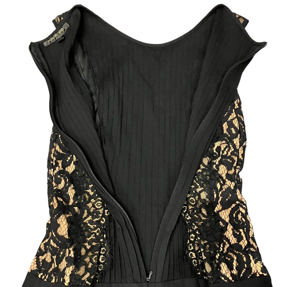 タダシショージ Pintuck Jersey Lace Panel ワンピース
