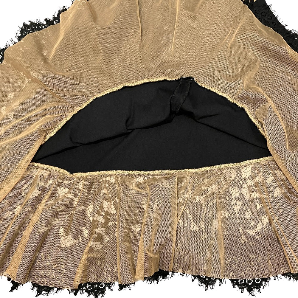 タダシショージ Pintuck Jersey Lace Panel ワンピース