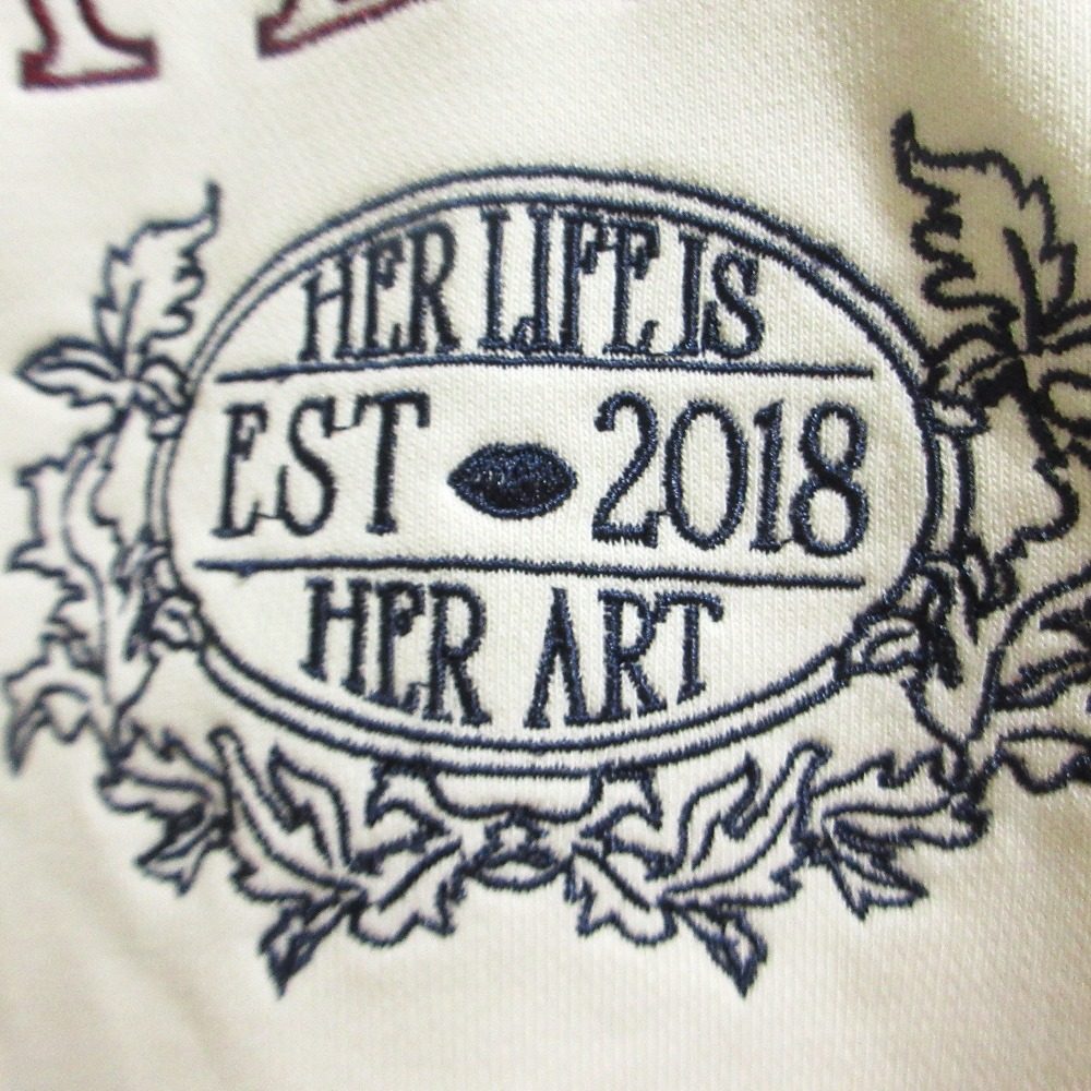 ハーリップトゥ Embroidery Polo スウェット