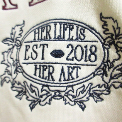 ハーリップトゥ Embroidery Polo スウェット