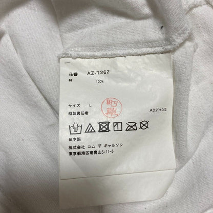 プレイコムデギャルソン ハートプリントロングスリーブTシャツ