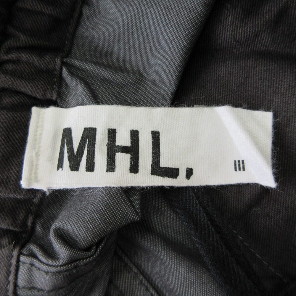 マーガレットハウエル DENSE COTTON TWILLワイドパンツ