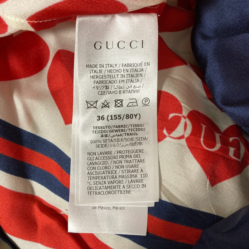 グッチ シルクボウタイブラウス