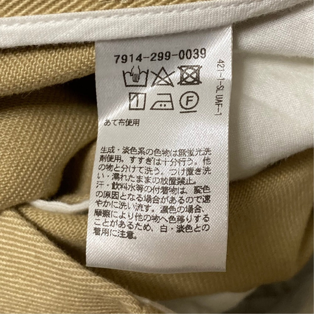 ブラミンク タックワイドパンツ