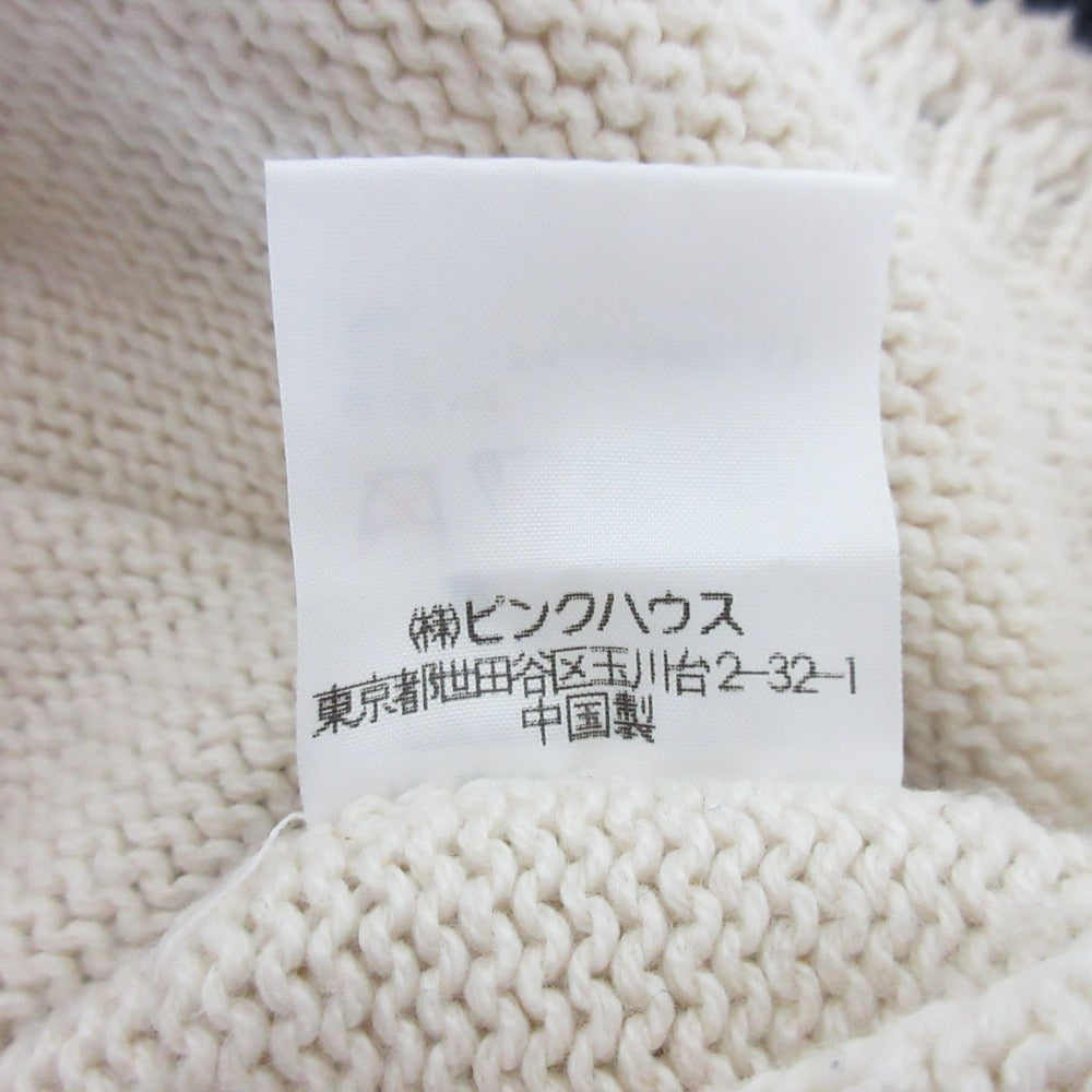 ピンクハウス フラワー刺繍フーディーニットベスト