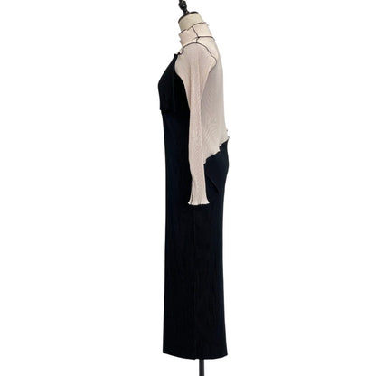 コトハヨコザワ SPIRAL WAVE LONG SLEEVE DRESS HIGH NECK TYPE ワンピース