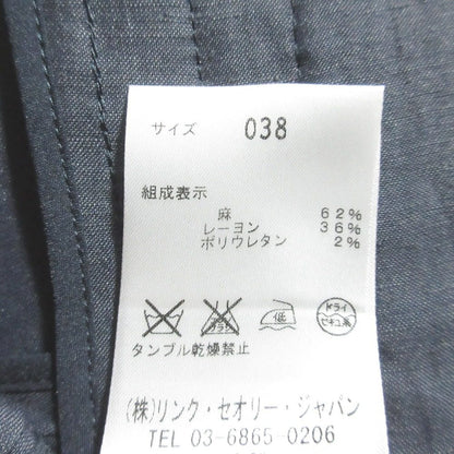 セオリーリュクス リネンノーカラージャケット
