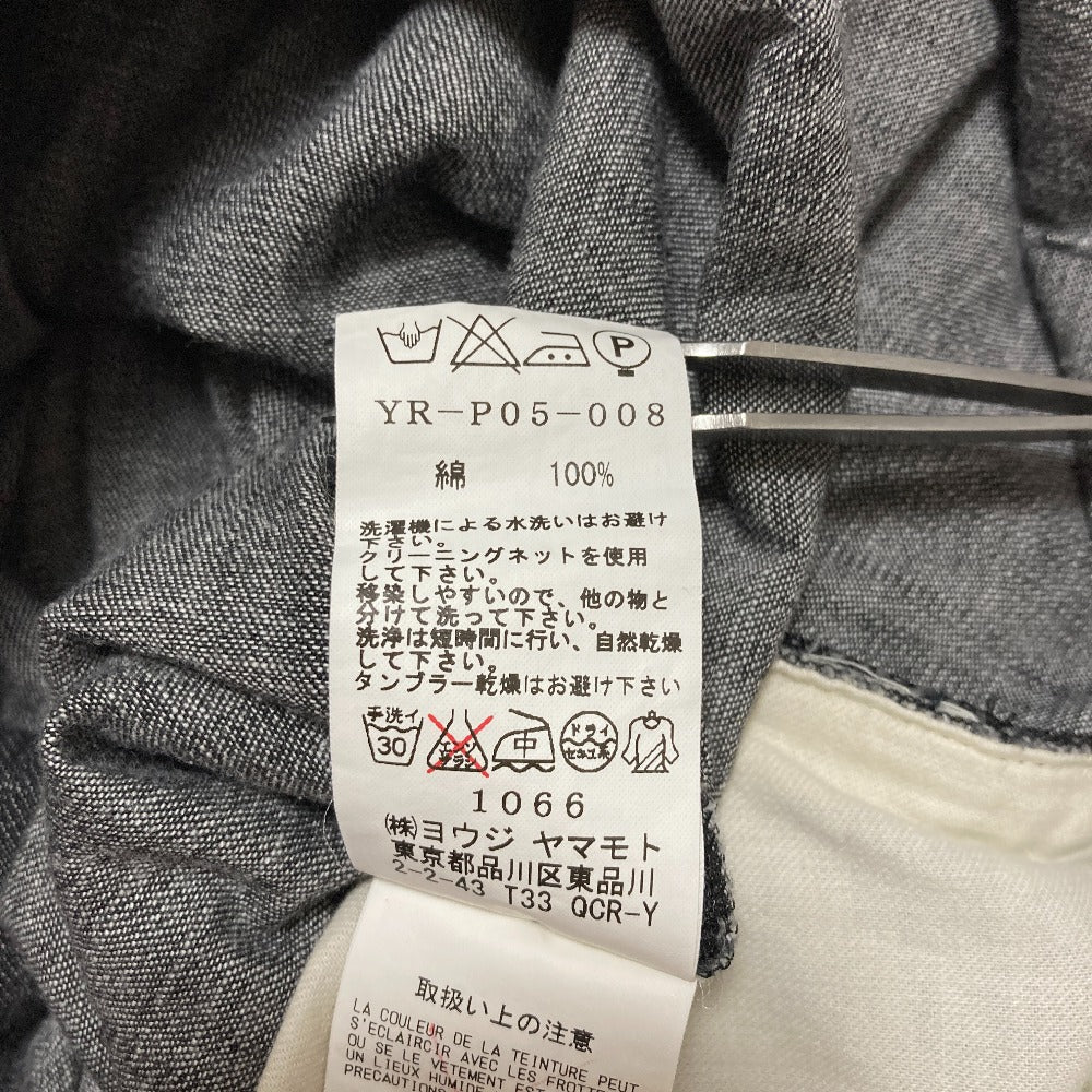 ヨウジヤマモト ライトオンスデニムワイドパンツ