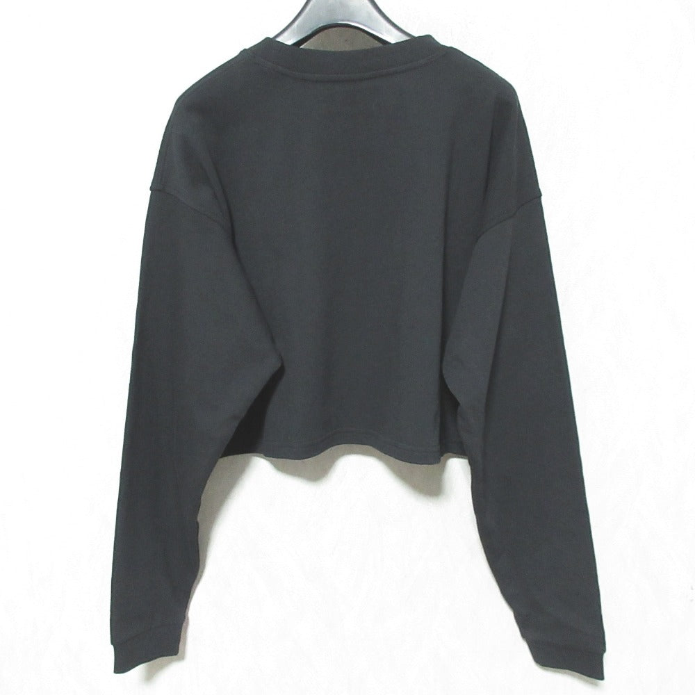 カルバンクライン Logo Cotton Jersey クロップドロングスリーブTシャツ
