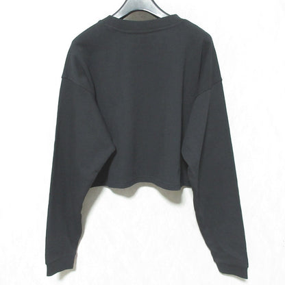 カルバンクライン Logo Cotton Jersey クロップドロングスリーブTシャツ