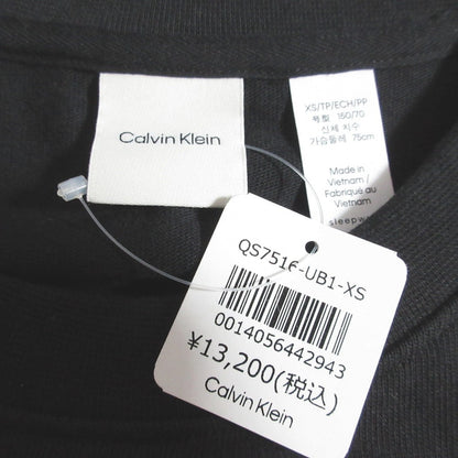 カルバンクライン Logo Cotton Jersey クロップドロングスリーブTシャツ
