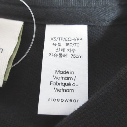 カルバンクライン Logo Cotton Jersey クロップドロングスリーブTシャツ