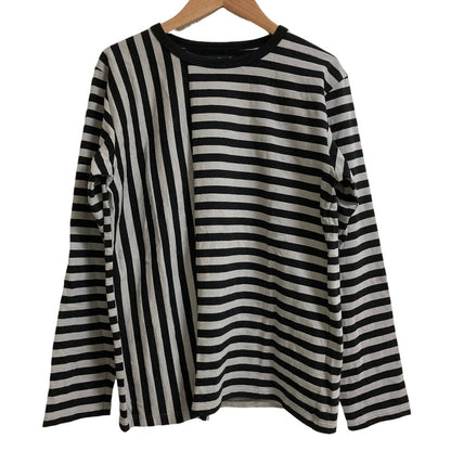 アニエスベー ボーダーコットン長袖Tシャツ