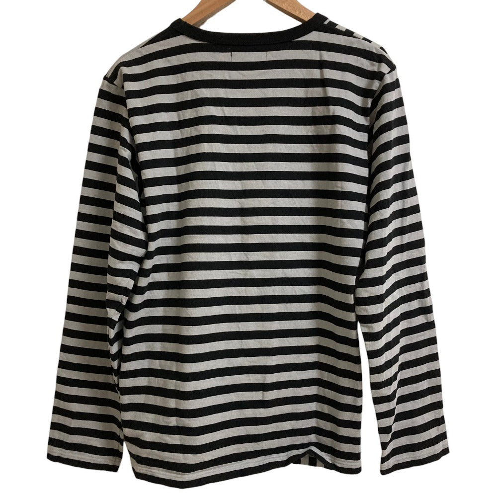 アニエスベー ボーダーコットン長袖Tシャツ