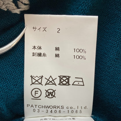 ケイタマルヤマ 刺繍ニットカーディガン