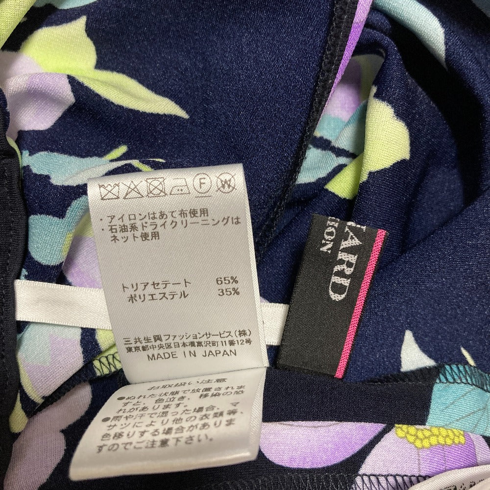 レオナールファッション フラワープリントストレッチパンツ