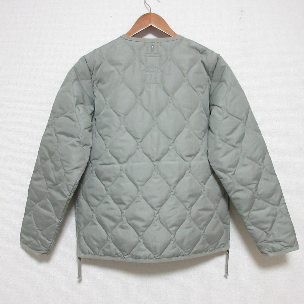 タイオン Vネックジップキルティングダウンジャケット