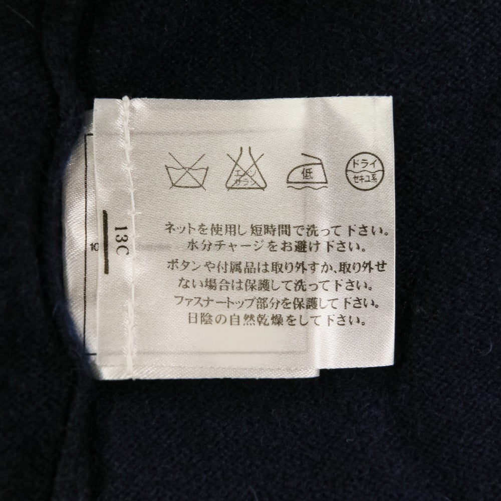 シャネル カメリアボタン カシミヤニットワンピース