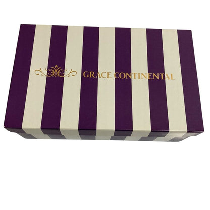 グレースコンチネンタル ラインストーンオープントゥパンプス