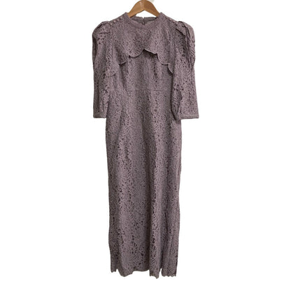 ハーリップトゥ Scallop belted laceワンピース