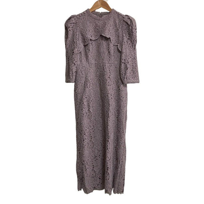 ハーリップトゥ Scallop belted laceワンピース