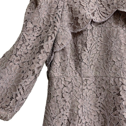 ハーリップトゥ Scallop belted laceワンピース