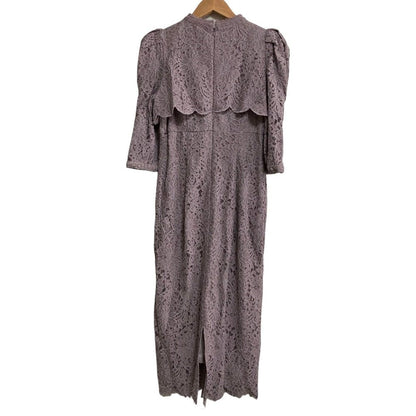 ハーリップトゥ Scallop belted laceワンピース