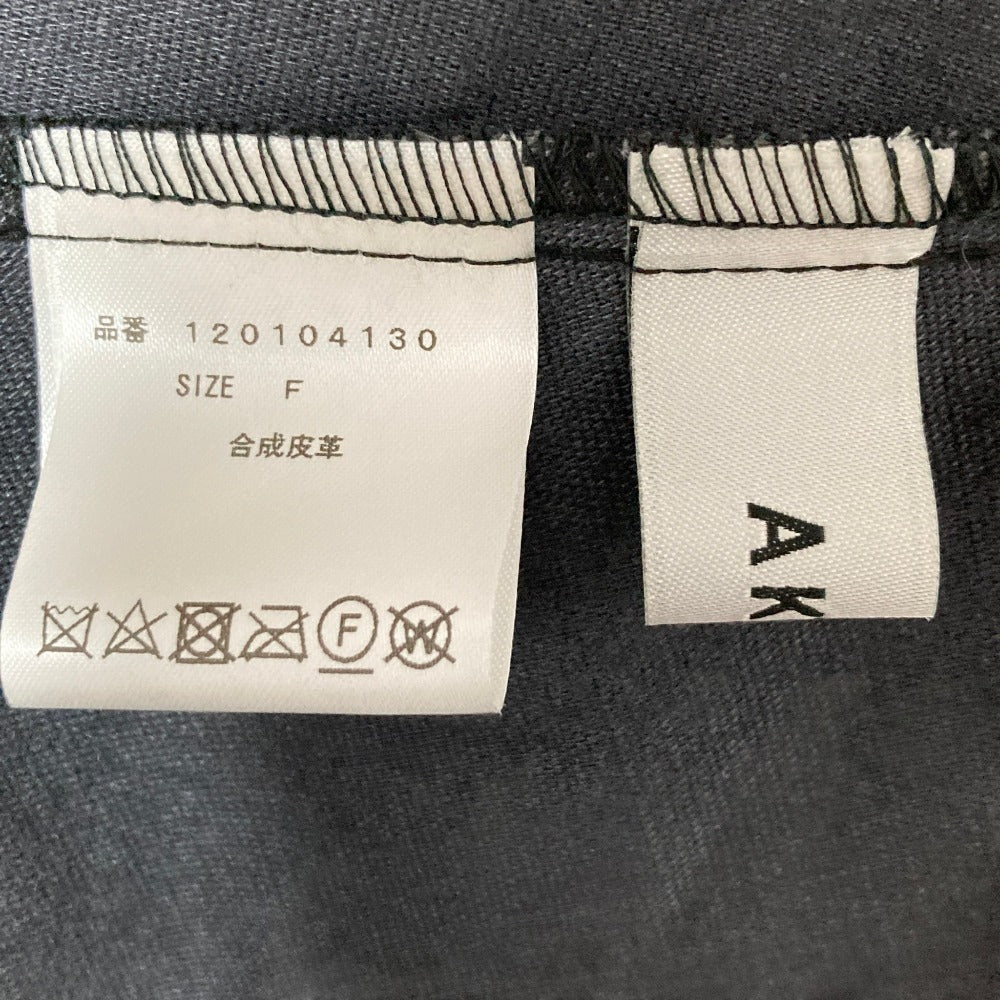 アクテ フェイクレザー ワンピース