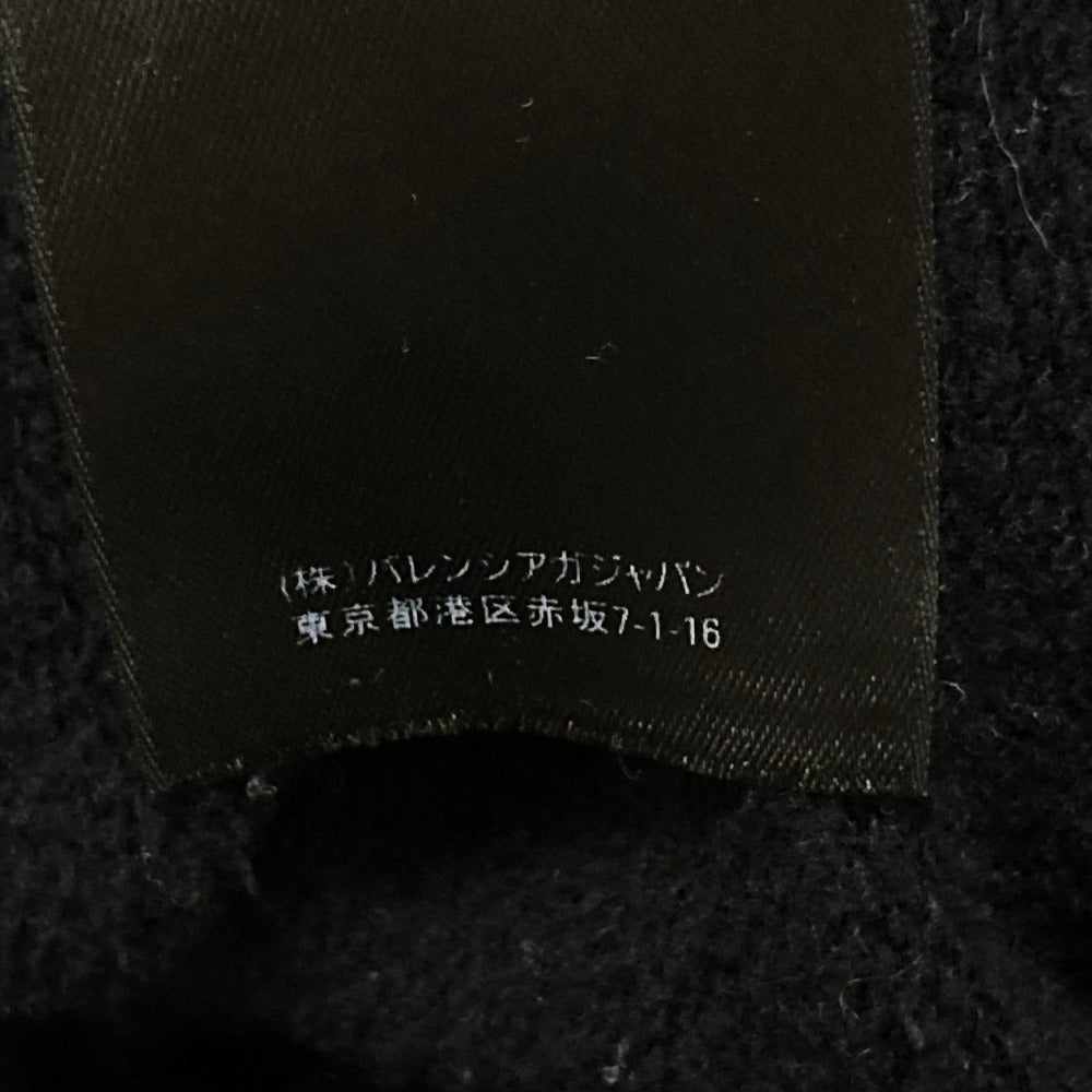 バレンシアガ 刺繍ロゴダメージ加工フーディ