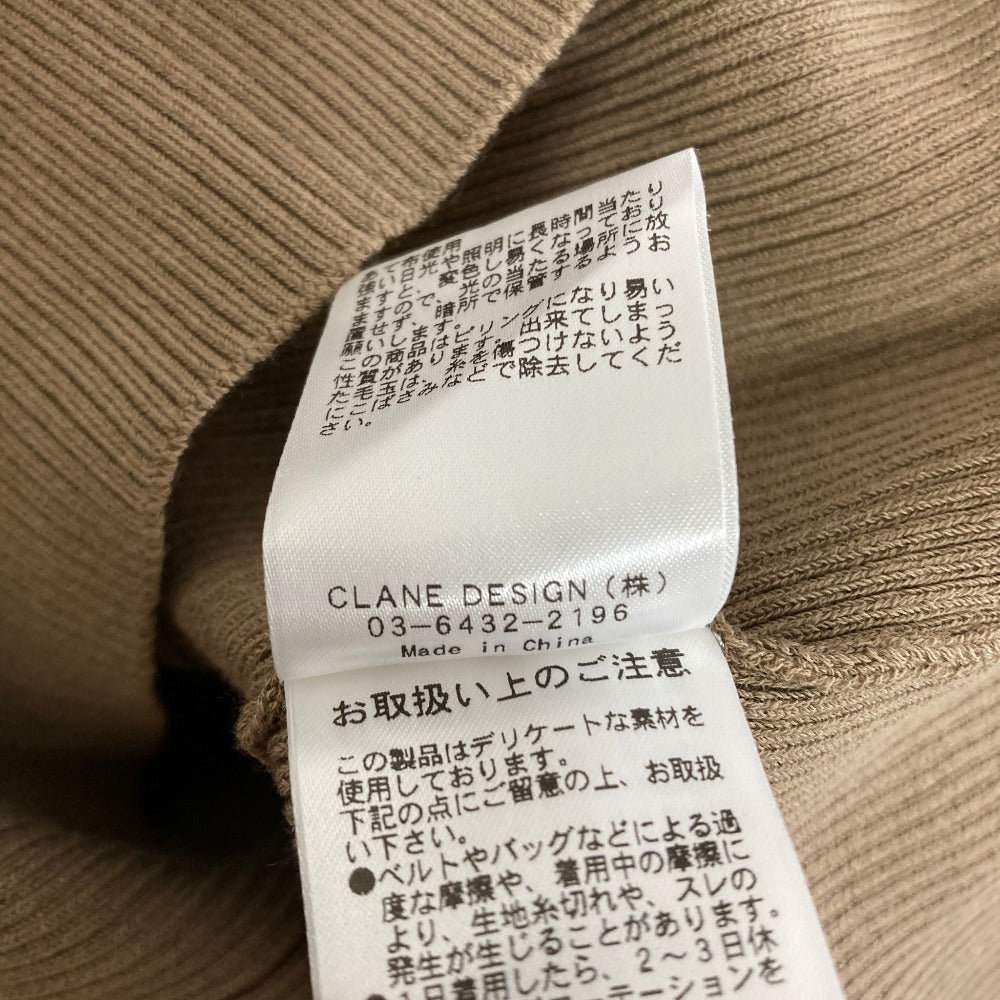 クラネ ウールブレンドニットトップス