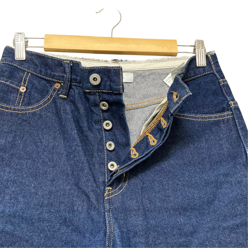 ジョンブル コットンテーパードデニムパンツ